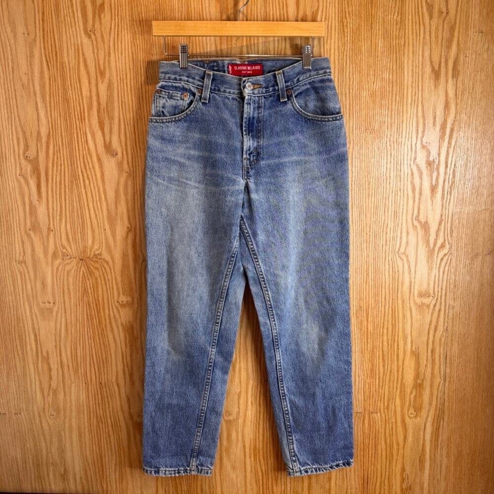 Vintage Pants Levi's 550s Y2k 2005 Women's 6 Short Medium Wash 29x28
